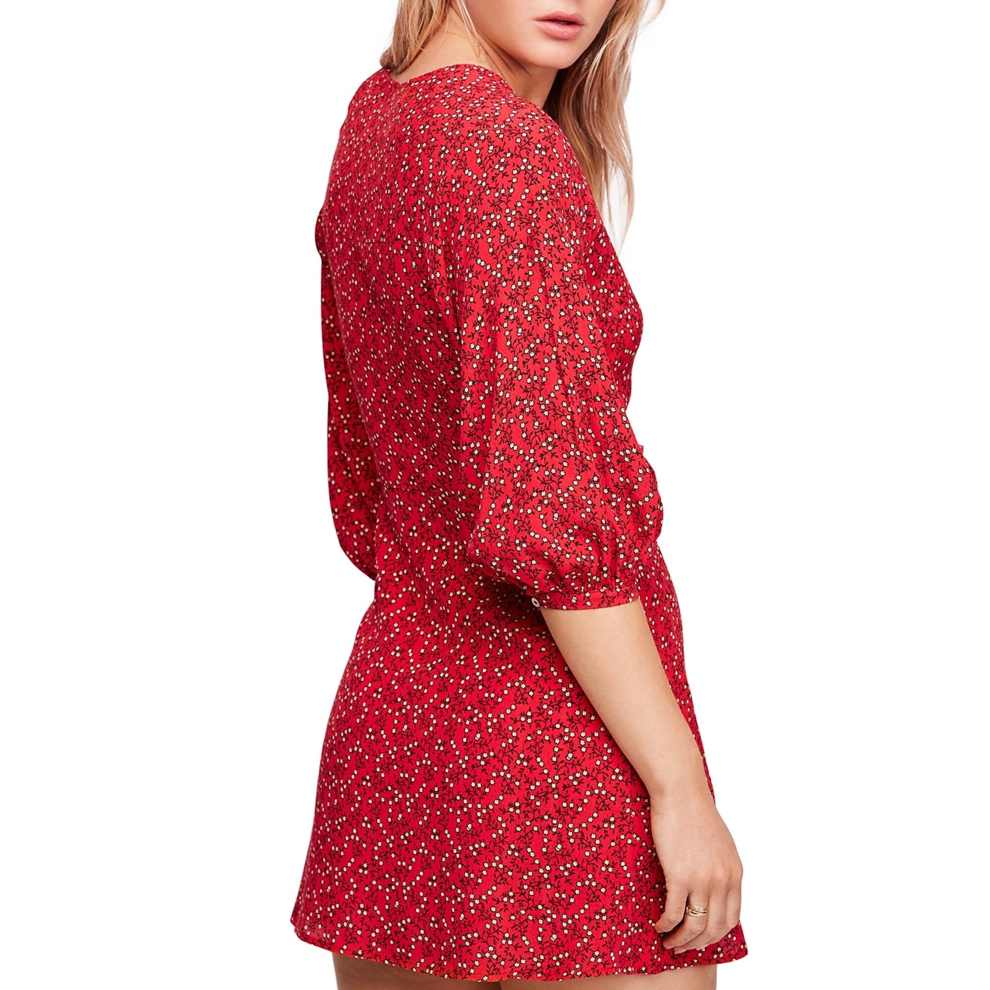 free people clara midi dress