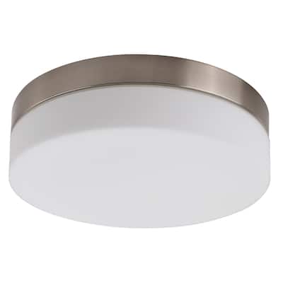 LED Flush Mount Ceiling light in Brushed Nickel