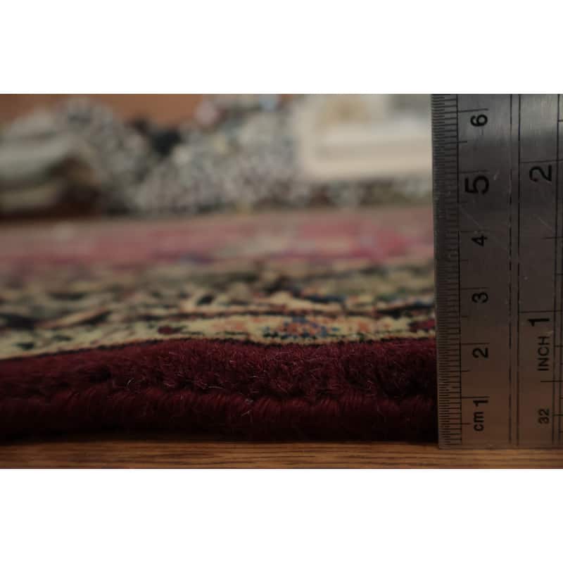 Hand Knotted Oriental 100% Wool Carpet Traditional Floral Red Tabriz Area Rug - 6' 4'' X 4' 1''