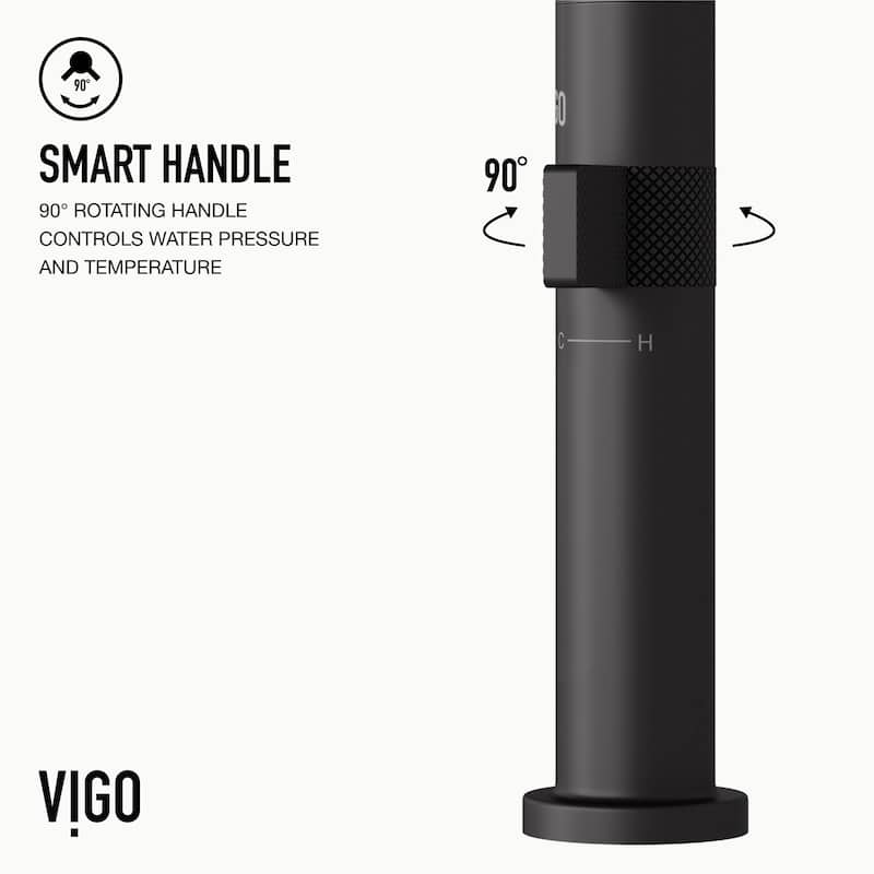 VIGO Jewel 11" H Single Handle Kitchen Bar Faucet