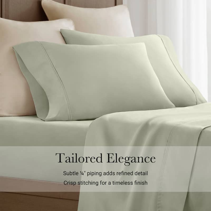 Harbor House 100% Egyptian Cotton Sateen Sheet Set