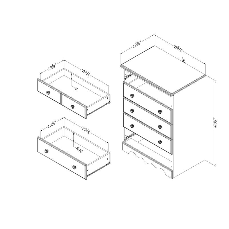 South Shore Summer Breeze 5-Drawer Chest