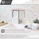preview thumbnail 3 of 41, STYLISH Kitchen Sink Faucet Single Handle Pull Down Dual Mode in Stainless Steel - Faucet Height: 14 3/8" | Spout Height: 7 7/8"