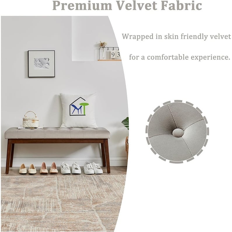 Upholstered Entryway Bench