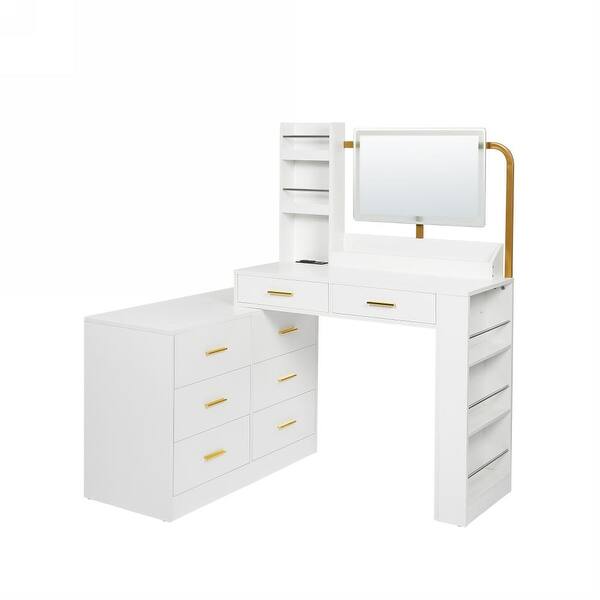 modern dresser amazon Amazon.com: 6 Drawer Dresser for Bedroom, Fluted Dressers Chest of Drawers  with Gold Handle, Mid Century Modern Dresser for Closet, Wood Closet  Storage Organizer Furniture for Bedroom, Living Room, Natural : Home