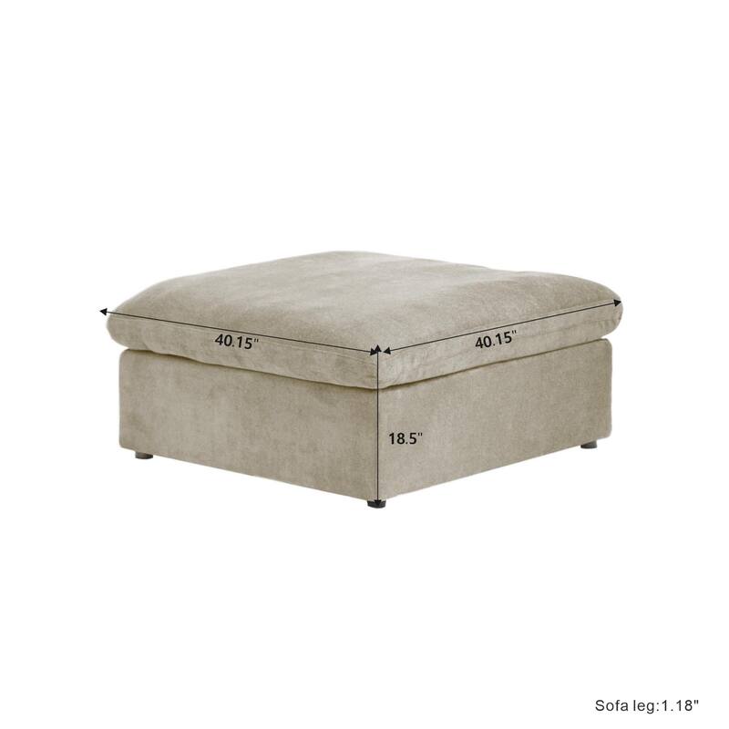 L-Shaped Convertible Modular Sectional Sofa Couch with Storage Seat