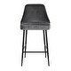 preview thumbnail 9 of 62, Silver Orchid Naldi Contemporary Black Counter Stool (Set of 2) - N/A