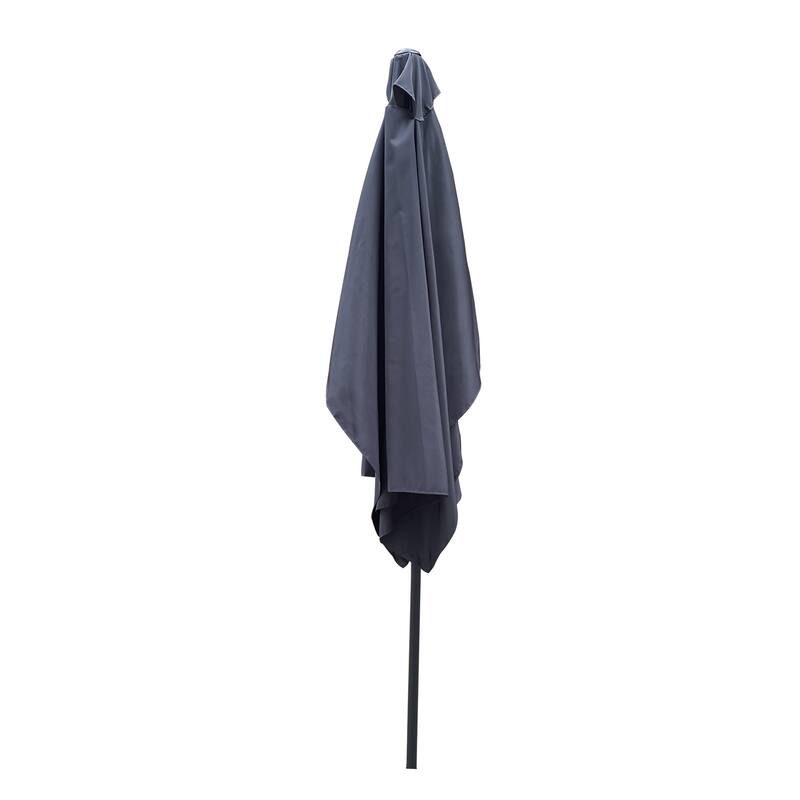 6 x 9 FT Patio Waterproof Umbrella with Crank and Tilt Without Flap