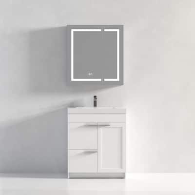 Freestanding Bathroom Vanity with Topmount Sink
