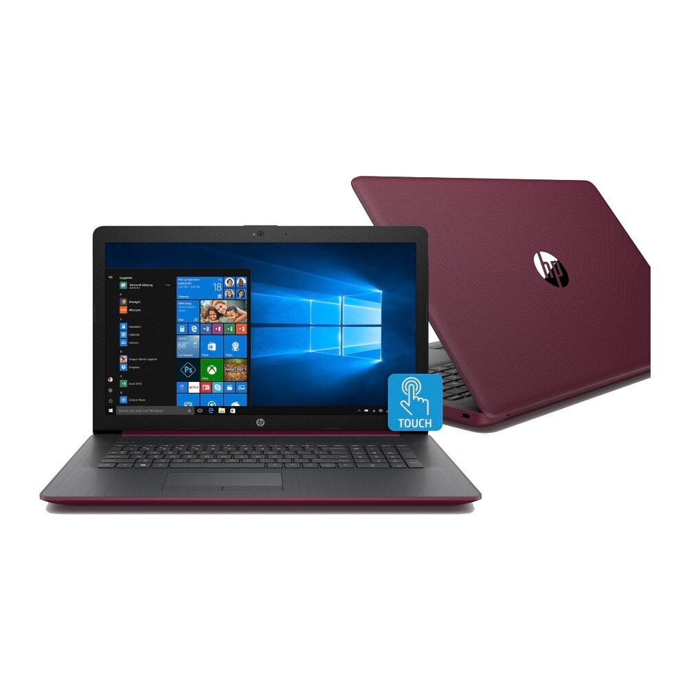 Hp 17 By0018c Intel I5 8gb 1tb Hdd 17 3 Hd Touch Laptop Refurbished Maroon Burgundy And Ash Silver Overstock 29355899