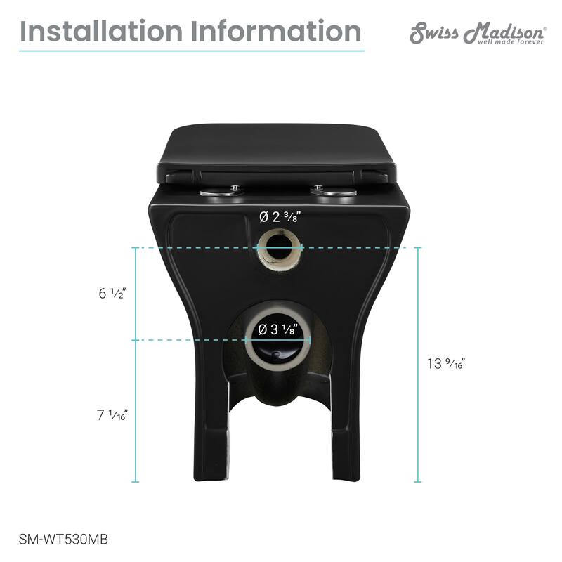 Carre Back To Wall Toilet 0.8/1.28 GPF