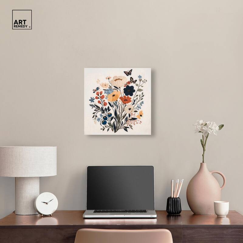Garden of Threads I Canvas by Art Remedy, Gallery Wrapped