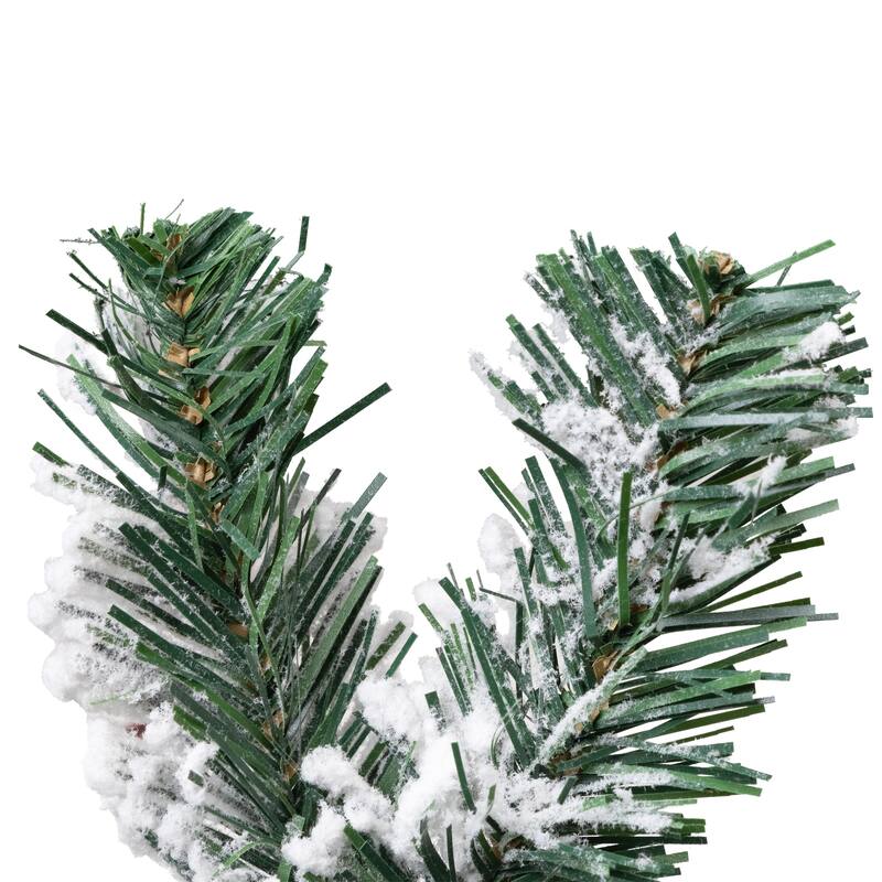 Flocked Madison Pine Artificial Christmas Garland - 9' x 10" - Unlit