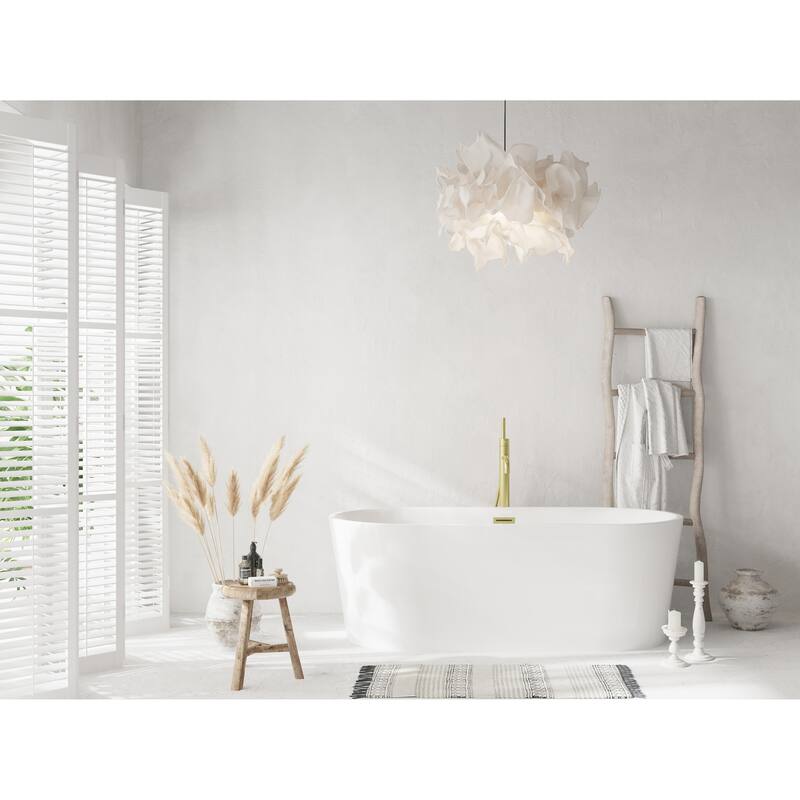 Melisande Bathtub in Glossy White