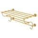 preview thumbnail 25 of 26, Allied Brass Dottingham Collection Train Rack Towel Shelf 24 - Spanish Gold