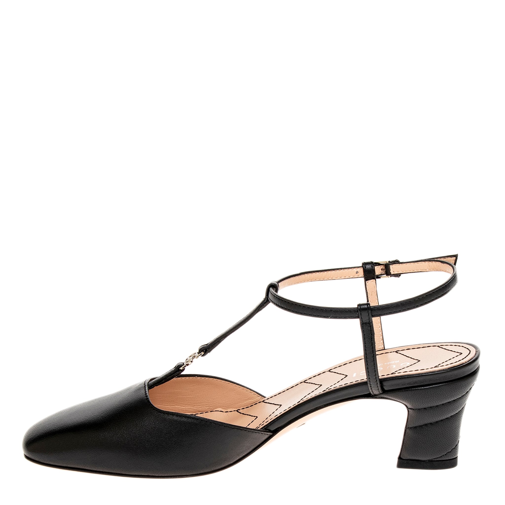 Gucci Double G Slingback Pump - Overstock - 42720662