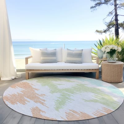 Machine Washable Indoor/ Outdoor Chantille Global Boho Rug