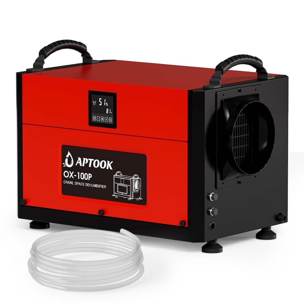 160 Pint Commercial Dehumidifier with Drain Hose and 24 H Timer