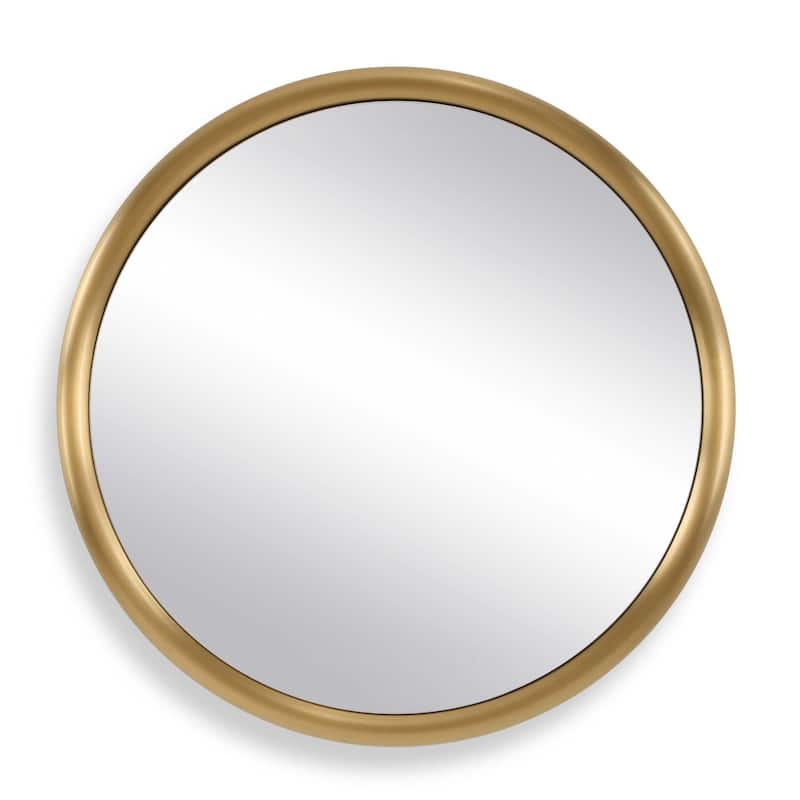 Uttermost Atkinson Modern Brass Mirror - 35.00" W x 35.00" H x  2.00" D