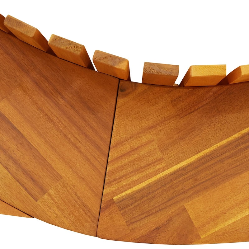 vidaXL Rocking Sun Loungers 2 pcs Solid Wood Acacia - 23.6 x 60.2 x 29.9 in