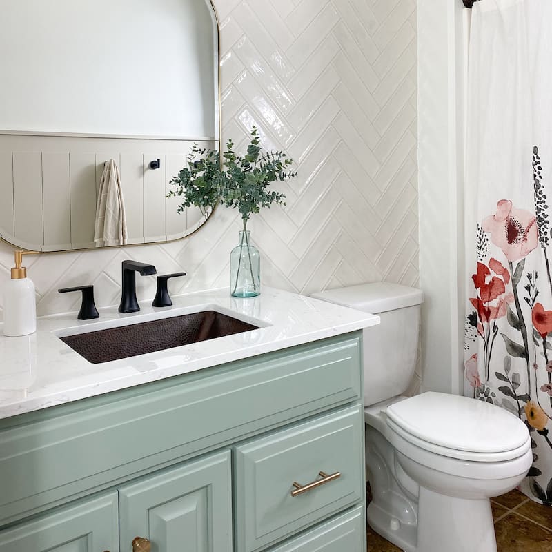 Hawking 20" Dual Flex Bathroom Sink in Copper
