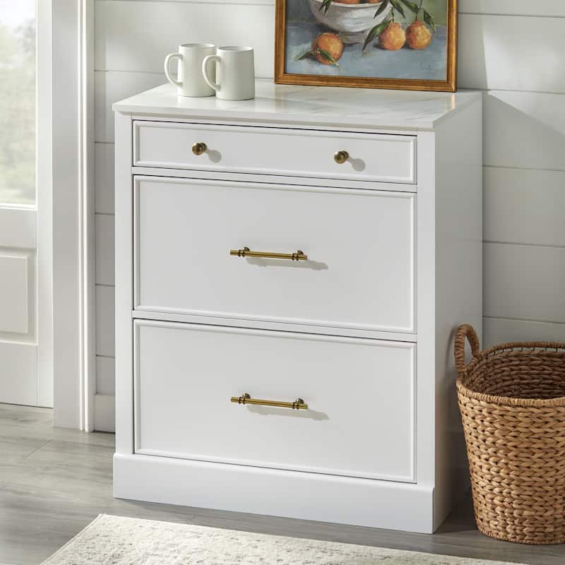 Lifestorey Monza 3-Drawer Cabinet - White
