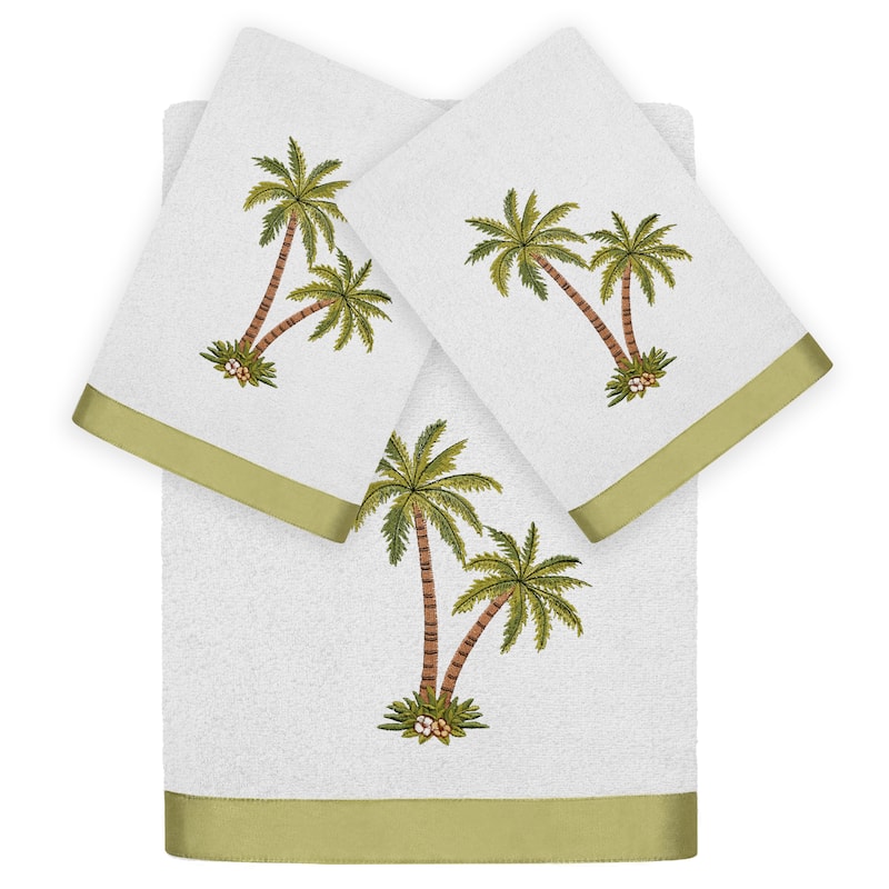 Authentic Hotel and Spa Turkish Cotton Palmera 3 PC Towel Set - 3-Piece