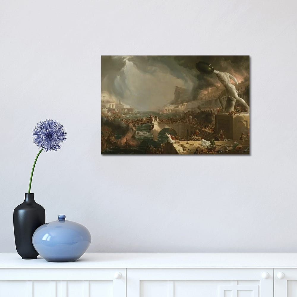 iCanvas "The Course of Empire - Destruction, 1836" by Thomas Cole Canvas Print