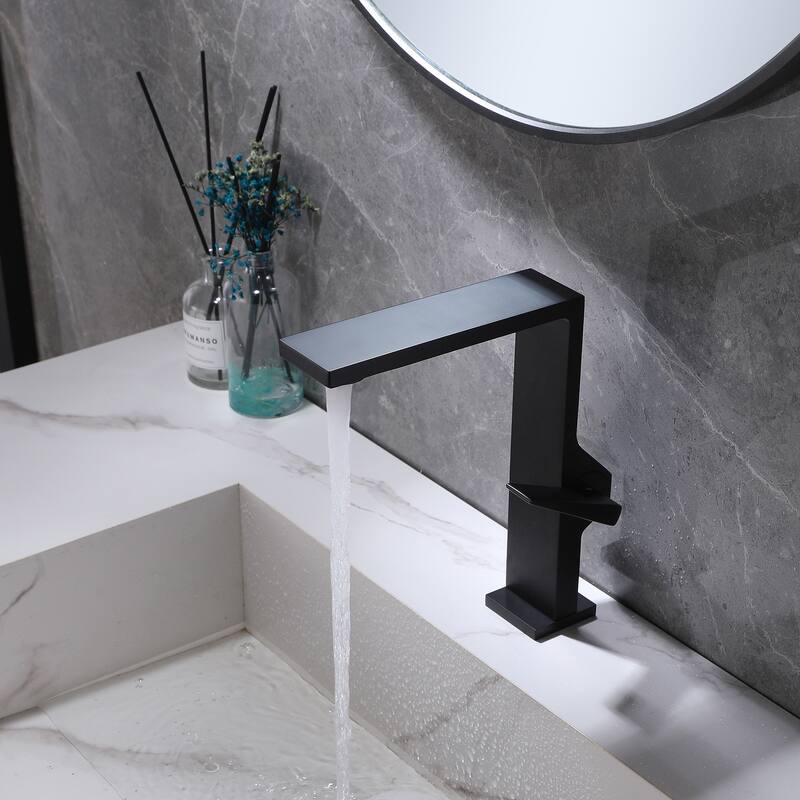Single Handle Single Hole Deck Mounted Modern Bathroom Faucet