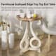 COZAYH Rustic Farmhouse Cottagecore Accent End Table