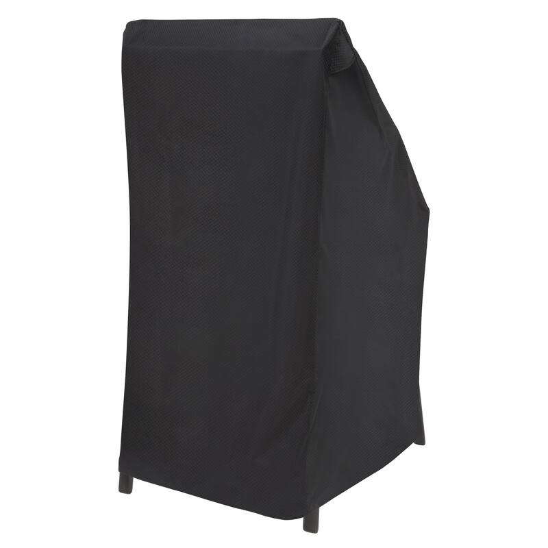 Modern Leisure® Black Diamond Stackable/High Back Patio Chair Cover, Waterproof, 27"L x 27"W x 49"H, Black, 2-Pack