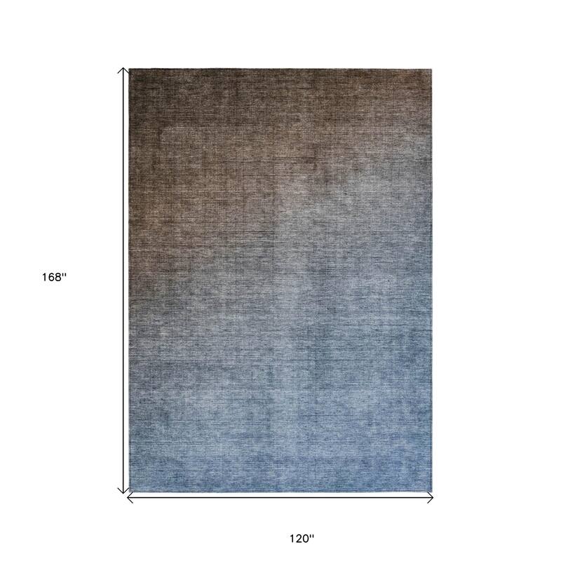 Allumi Ombre Weather Resistant Blended Style Round Outdoor Rug