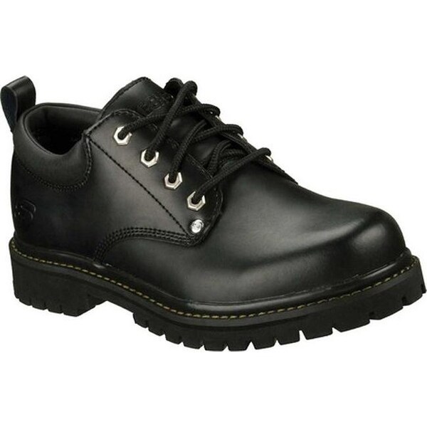 Skechers Men's Alley Cats Black Oily Leather (BOL)