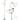Flower Floor Lamp for Living Room, Vintage Floor Lamp with 2 LED 5W Blubs, Foot Switch, Green Standing Lamp with Acrylic Shade