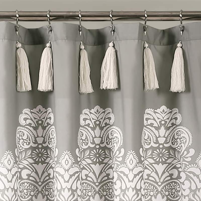 Lush Decor Boho Medallion Shower Curtain