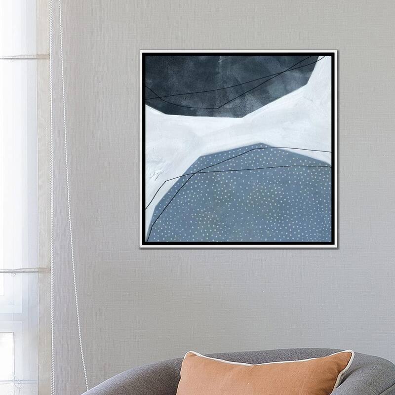 iCanvas "Adjacent Abstraction I" by Emma Scarvey Framed Canvas Print
