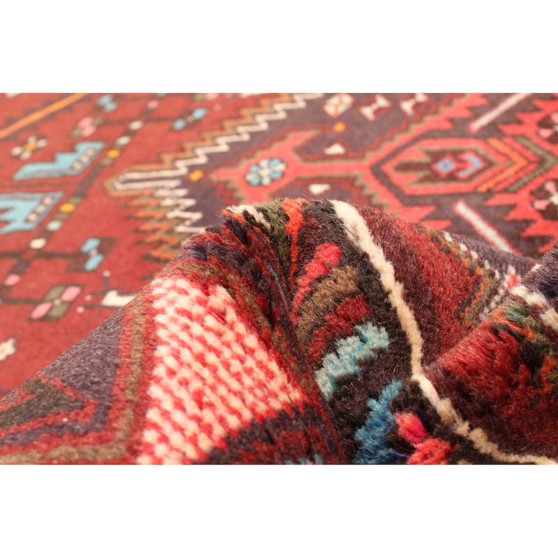 ECARPETGALLERY Hand-knotted Andelz Red Wool Rug - 4'3 x 6'4
