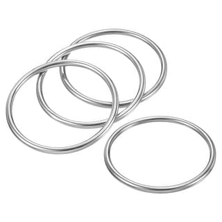 Metal O Ring 304 Stainless Steel Seamless Welded O-Ring for DIY 4pcs ...