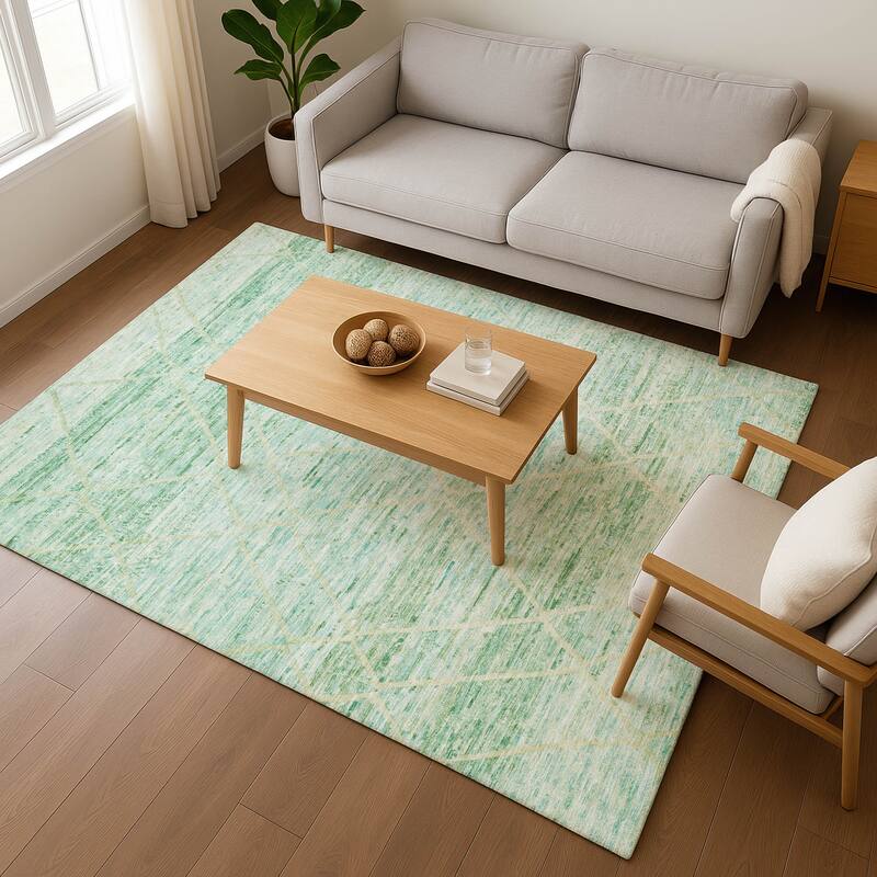 Premium Washable Super Soft Modern Global Mayfield Rug