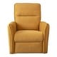 preview thumbnail 4 of 6, GDFStudio - Asheville Modern 40.2" Tall Manual Push-Button Upholstery Suede Recliner Chair for Living Room, Office & Apartment