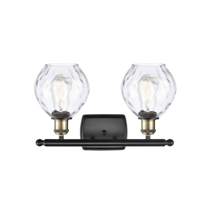 Innovations Lighting Small Waverly 2 Light 16" Wide Bathroom Vanity