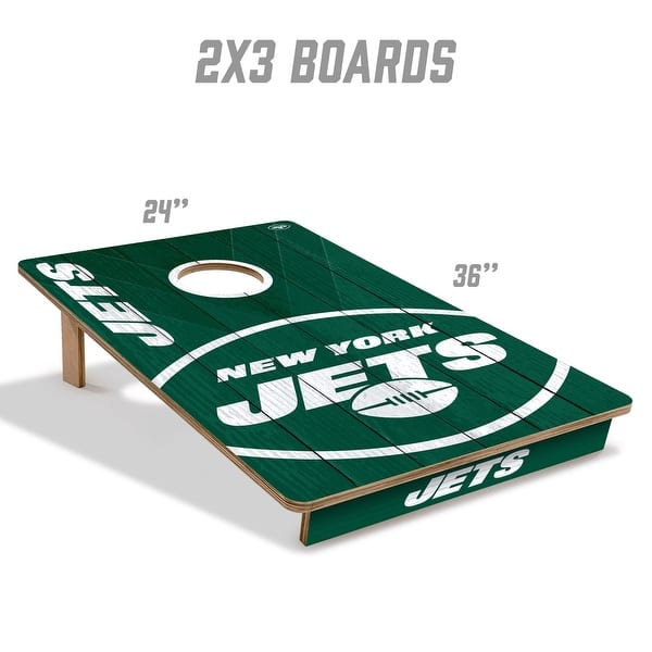 New York Jets NFL Tailgate Cornhole Board Set