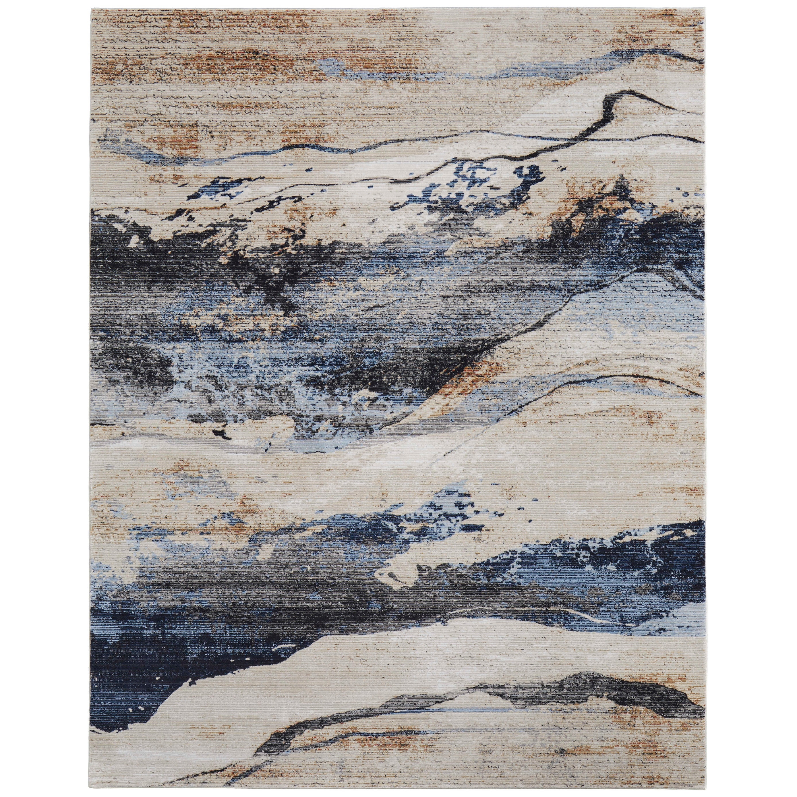Grand Bazaar Maxin Machine Made Abstract Modern Area Rug
