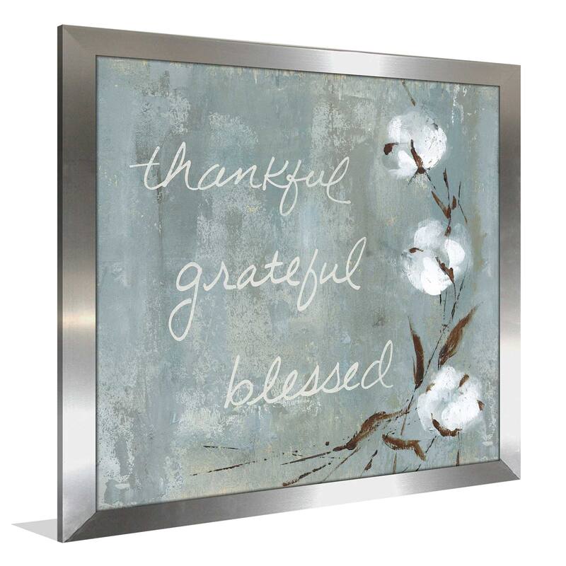 "Cotton Thankful" by Carol Robinson Print on Acrylic