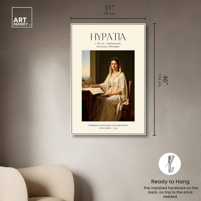 Philosopher of Alexandria Canvas by Art Remedy