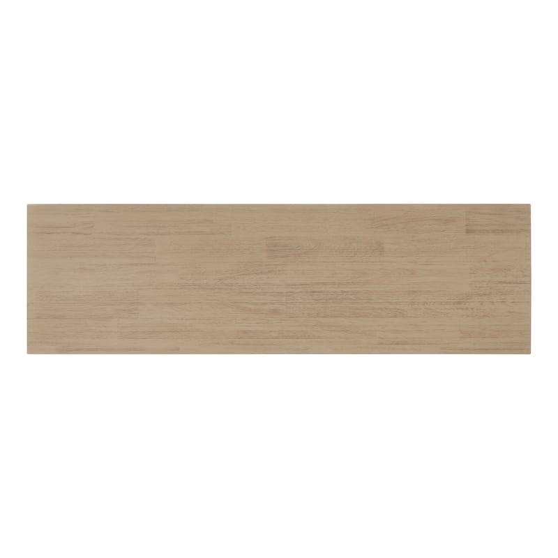 NPD Furniture Tiburon Acacia Wood Console Table with Shelf