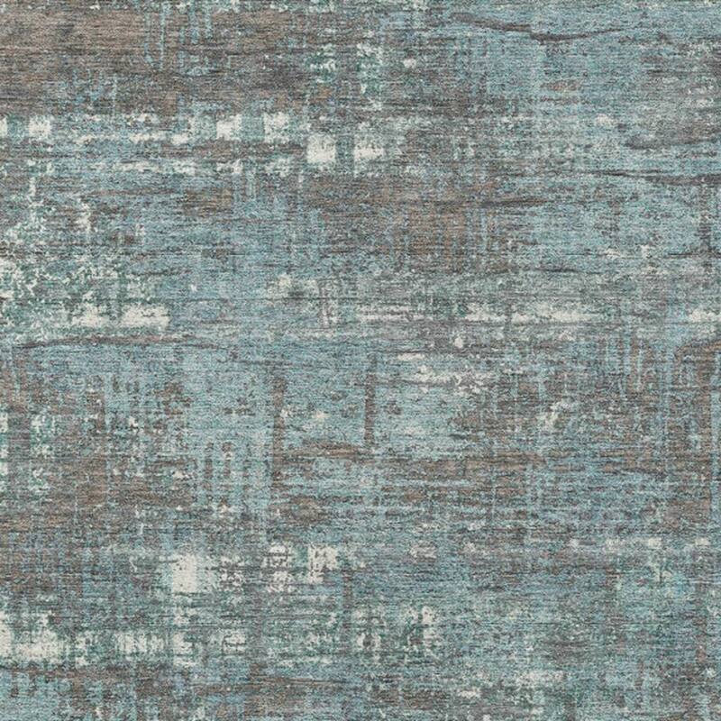 HomeRoots Geometric Transitional Rectangle Outdoor Rug