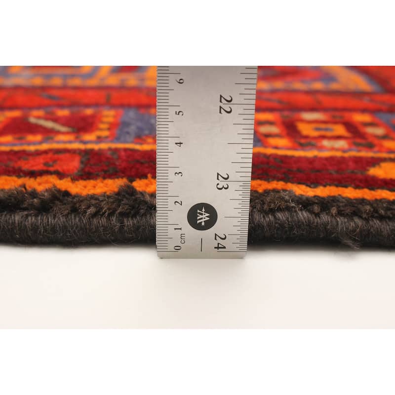 ECARPETGALLERY Hand-knotted Konya Anatolian Red Wool Rug - 4'2 x 7'3