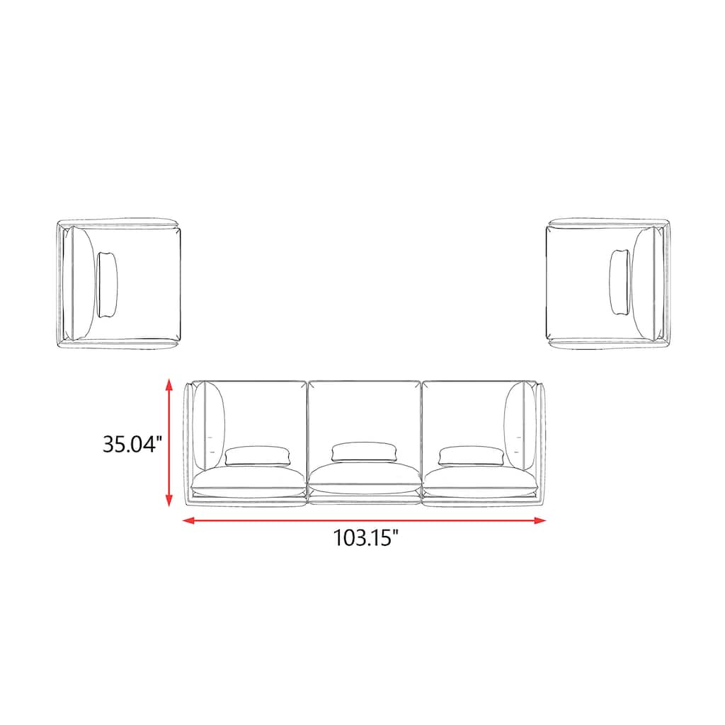 Simon 5pc Multi-Chair Seating Group