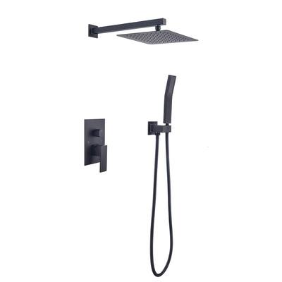 10-in Wall Mounted Bathroom Luxury Rain Shower System Combo Set